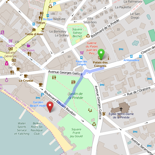 map to banquet location